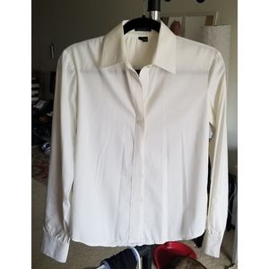 Petite Theory white button down shirt